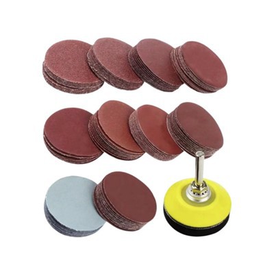 Disg papur tywod 2 fodfedd Velcro